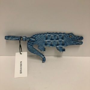 Brahmin croci-shaped luggage tag